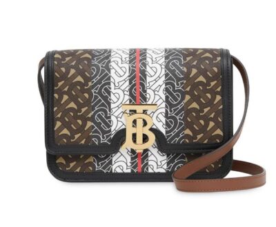 Сумка Burberry Tb Коричнево бежевая N