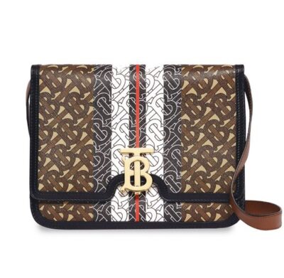 Сумка Burberry Tb Темно коричневая N