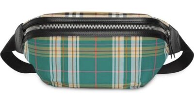 Сумка Burberry Vintage Check Зеленая N