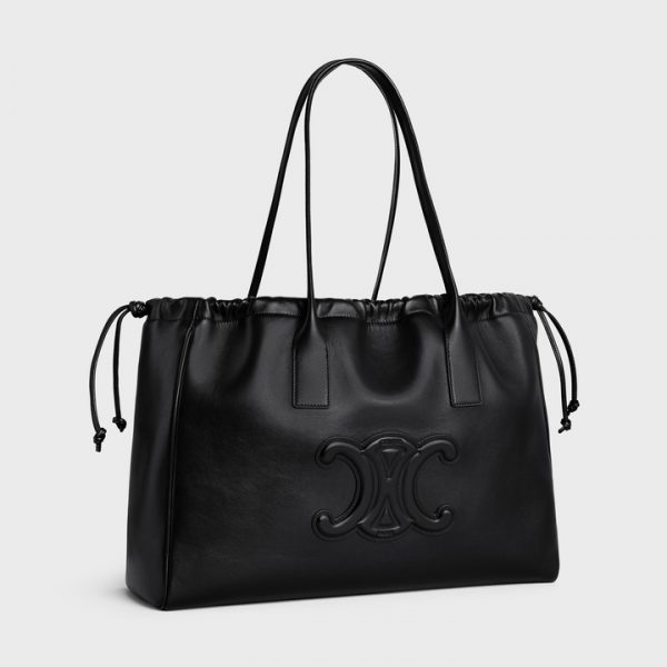 Сумка Celine Cabas Drawstring Cuir Triomphe Черная N