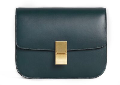 Сумка Celine Medium Classic Bag In Box Темно зеленая N