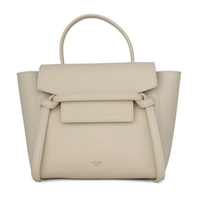 Сумка Celine Nano Belt Bag Кремовая N
