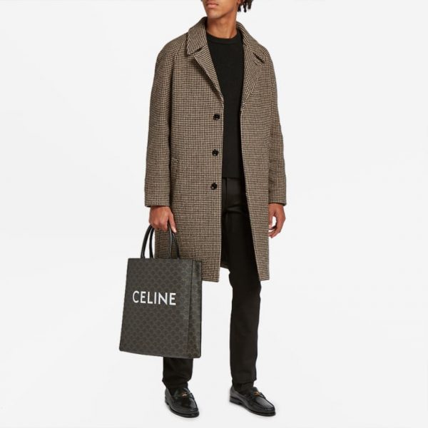 Сумка Celine Triomphe Cabas Темно коричневая N