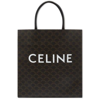 Сумка Celine Triomphe Cabas Темно коричневая N