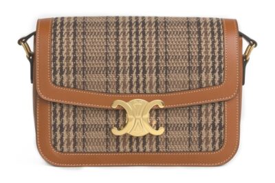 Сумка Celine Triomphe Бежевая N