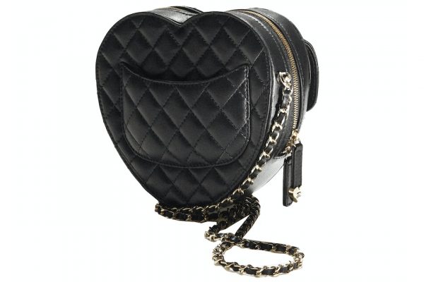 Сумка Chanel Love Heart S Черная N