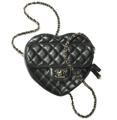 Сумка Chanel Love Heart S Черная N