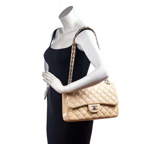 Сумка Chanel Timeless Jumbo Бежевая N