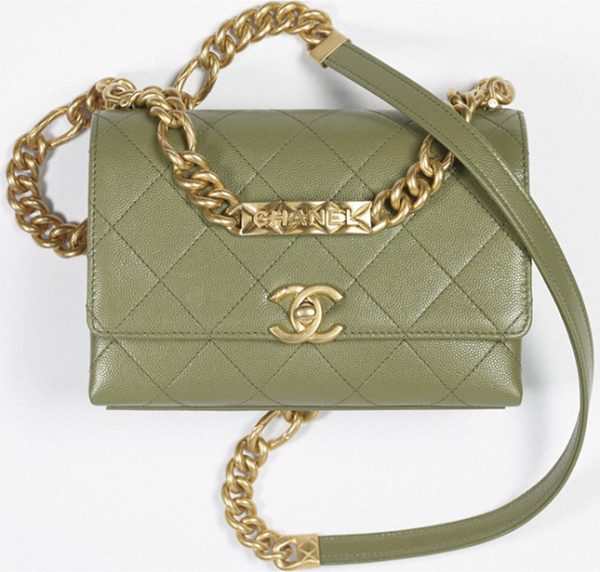 Сумка Chanel Зеленая N