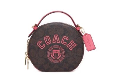 Сумка Coach Canteen Темно коричневая N