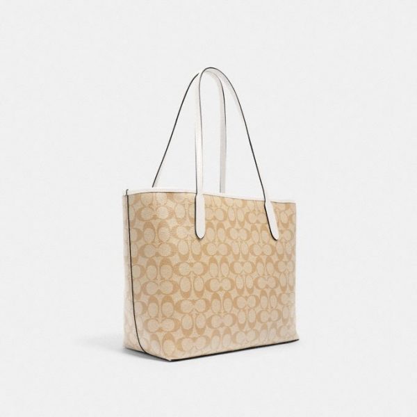 Сумка Coach City Бежевая N