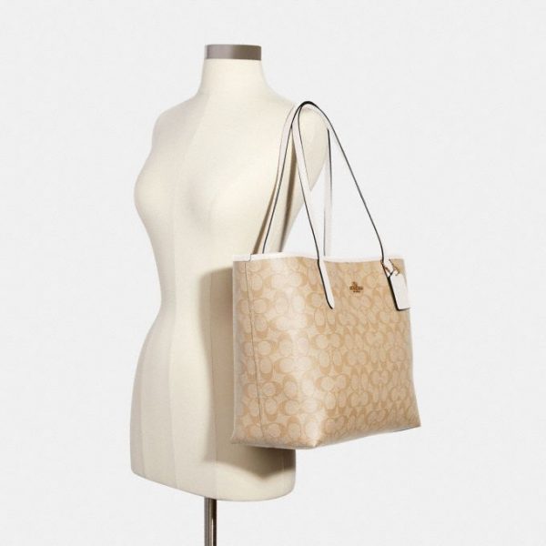Сумка Coach City Бежевая N