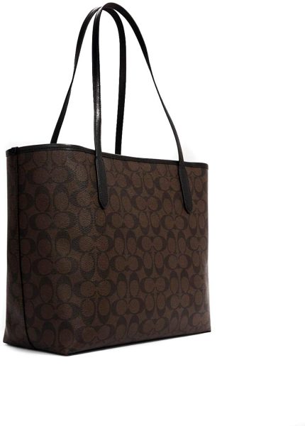 Сумка Coach City Темно коричневая N