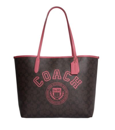 Сумка Coach City Темно коричневая N