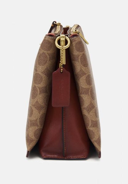 Сумка Coach Coach Signature Коричневая N