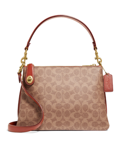 Сумка Coach Coach Signature Коричневая N
