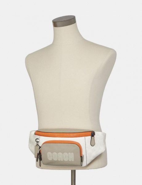 Сумка Coach Colorblock Бежевая N