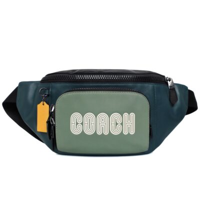 Сумка Coach Colorblock Темно зеленая N