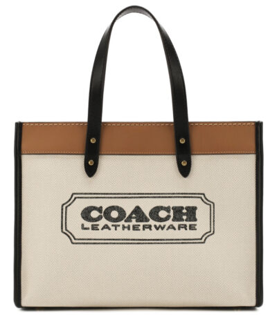 Сумка Coach Field Бежевая N