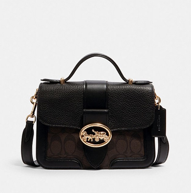Сумка Coach Georgie Черная N