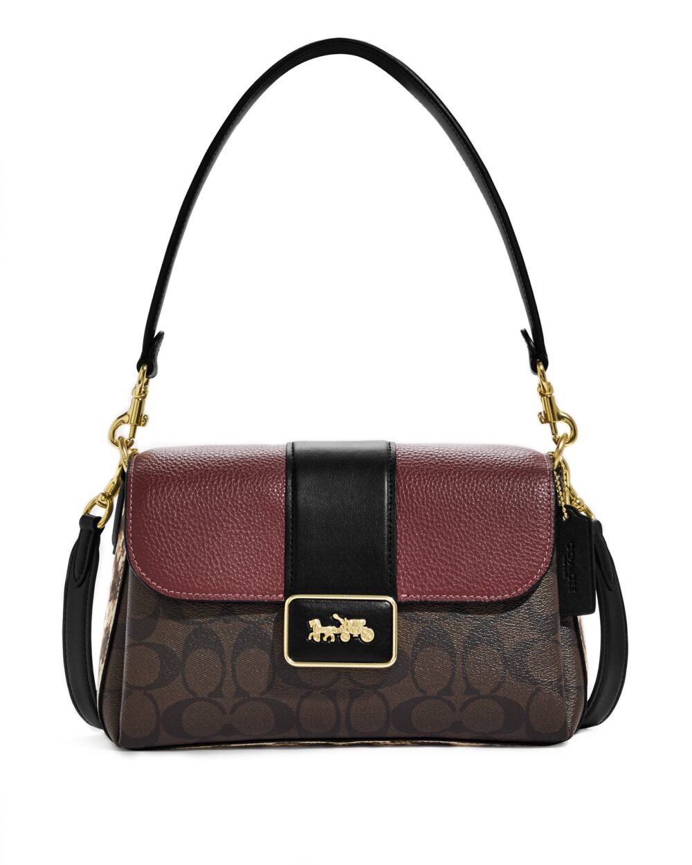 Сумка Coach Grace Темно коричневая N