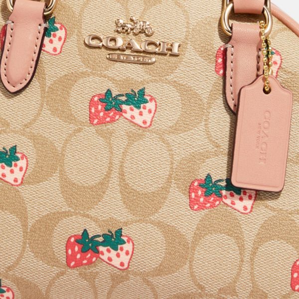 Сумка Coach Sydney Бежевая N