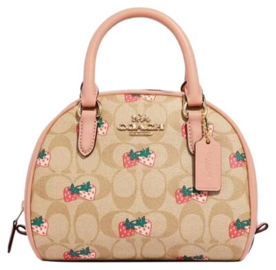 Сумка Coach Sydney Бежевая N