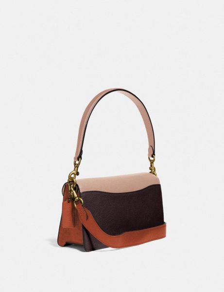 Сумка Coach Tabby Коричнево бежевая N