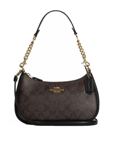 Сумка Coach Teri Темно коричневая N