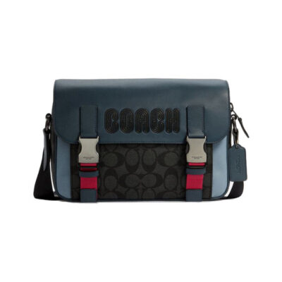 Сумка Coach Track Темно синяя N