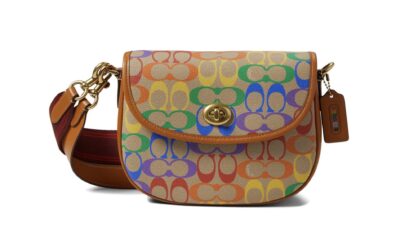 Сумка Coach Willow Saddle Коричневая N