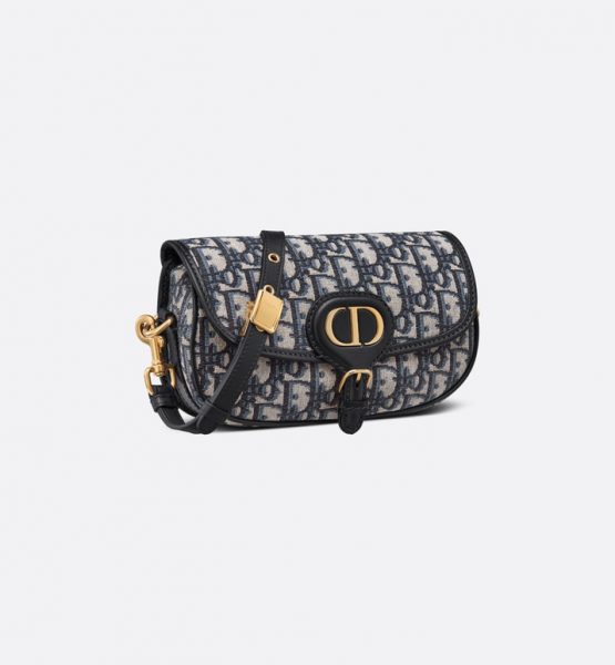 Сумка Dior Bobby East west Синяя N