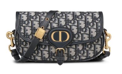 Сумка Dior Bobby East west Синяя N
