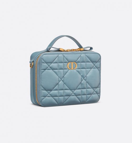 Сумка Dior Box Caro Голубая N