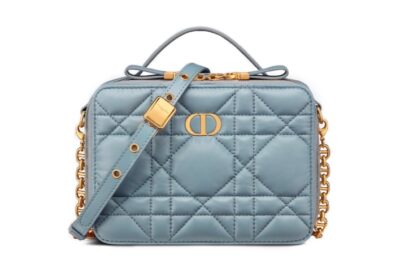 Сумка Dior Box Caro Голубая N