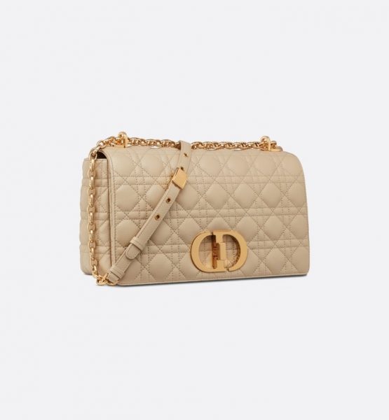 Сумка Dior Caro Бежевая N