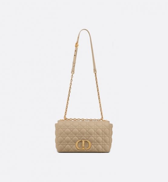 Сумка Dior Caro Бежевая N