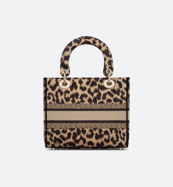 Сумка Dior Lady D lite Бежевая N
