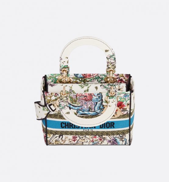 Сумка Dior Lady D lite Белая N