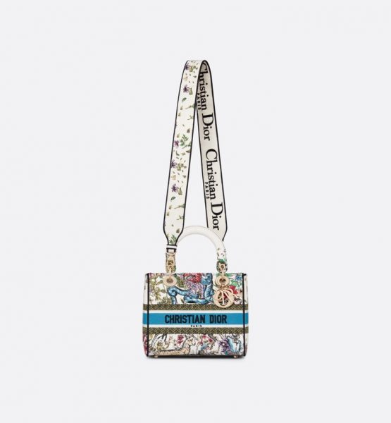 Сумка Dior Lady D lite Белая N