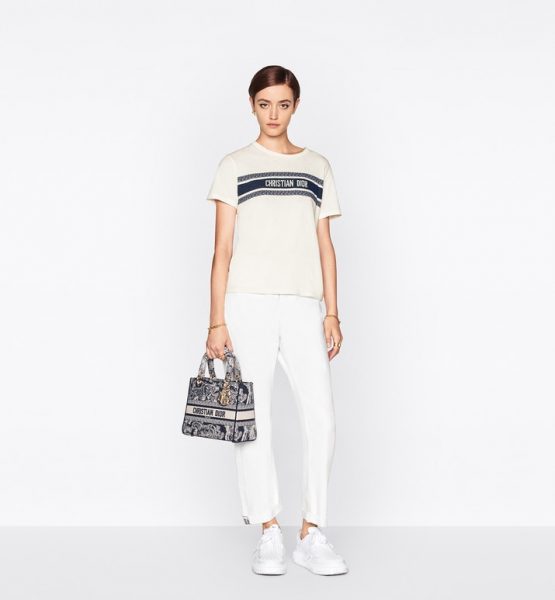 Сумка Dior Lady D lite Белая N