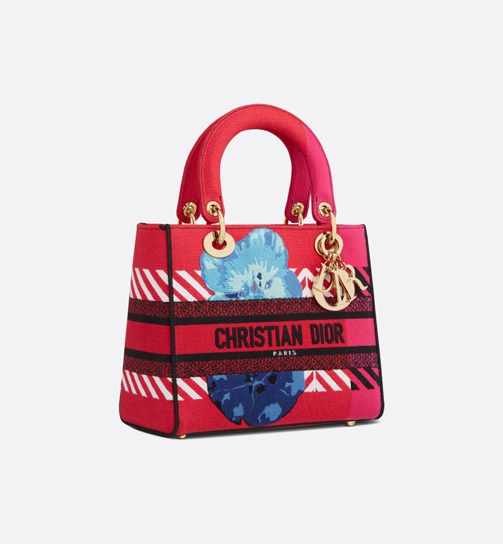 Сумка Dior Lady D lite Красная N