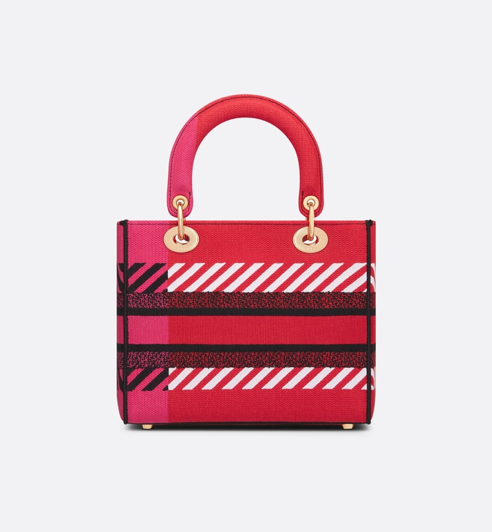 Сумка Dior Lady D lite Красная N