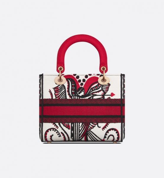Сумка Dior Lady D lite Красная N