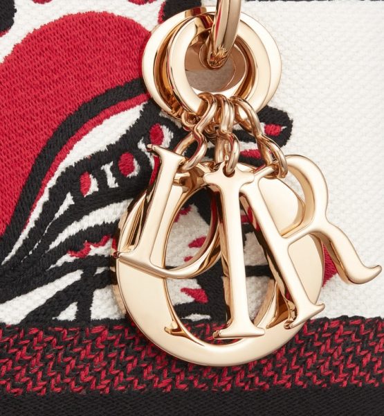 Сумка Dior Lady D lite Красная N
