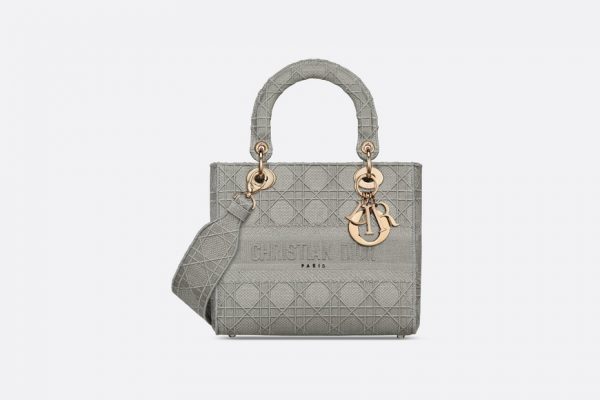 Сумка Dior Lady D lite Серая N