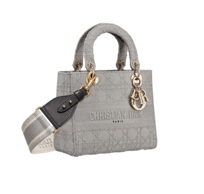 Сумка Dior Lady D lite Серая N