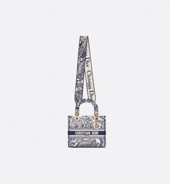 Сумка Dior Lady D lite Синяя N