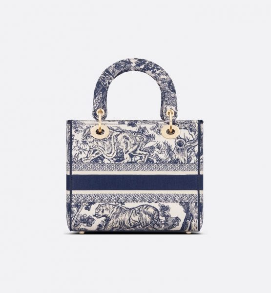 Сумка Dior Lady D lite Синяя N