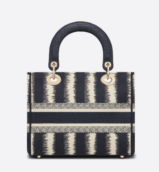 Сумка Dior Lady D lite Темно синяя N
